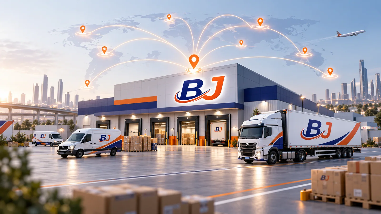 منشأة BJ اللوجستية الجاهزة لدعم نمو التشغيل