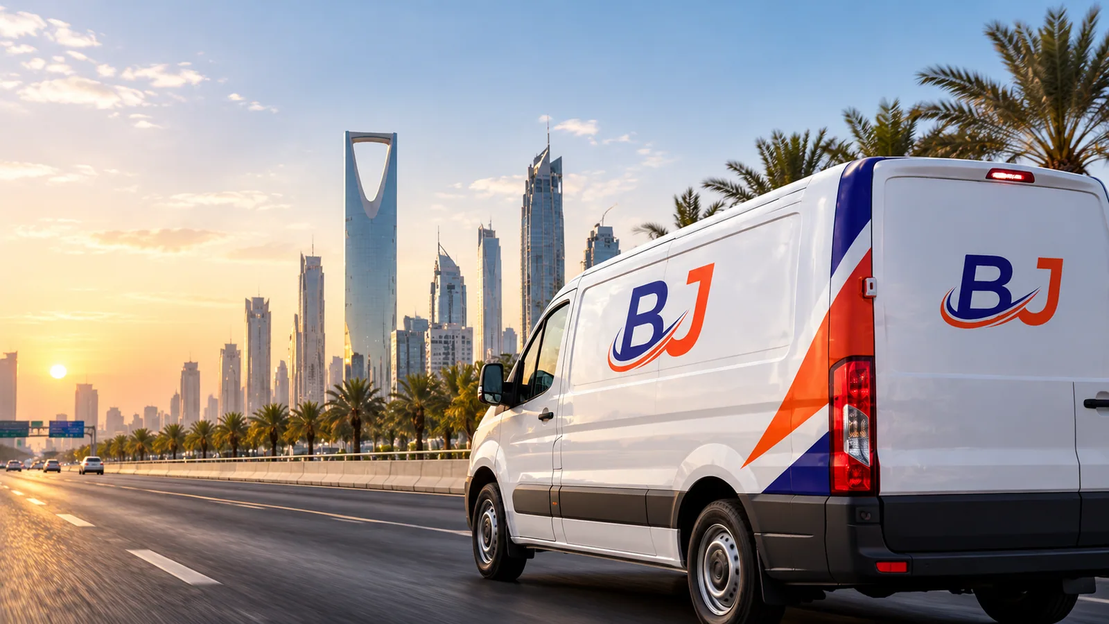 مركبة BJ Express على الطريق